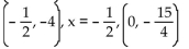 Find the vertex, axis of symmetry, and y-intercept of the parabola that has the given focus and directrix. -  A)    B)    C)    D)   