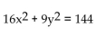 Match the given graph with its equation. -  A)    B)    C)    D)   
