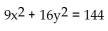 Match the given graph with its equation. -  A)    B)    C)    D)   