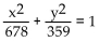Solve. -A satellite is to be put into an elliptical orbit around a moon. The moon is a sphere with radius of 738 km. Determine an equation for the ellipse if the distance of the satellite from the surface of the moon varies from 678 Km to 359 km.   A)    B)    C)    D)   