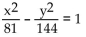 Find the foci and asymptotes of the hyperbola. -  A)    B)    C)    D)   