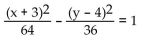Find the foci and asymptotes of the hyperbola. -  A)    B)    C)    D)   