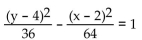 Find the foci and asymptotes of the hyperbola. -  A)    B)    C)    D)   