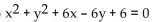 Use completing the square to rewrite the equation in one of the standard forms for a conic and identify the conic. -  A)    B)    C)    D)   