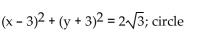 Use completing the square to rewrite the equation in one of the standard forms for a conic and identify the conic. -  A)    B)    C)    D)   