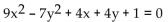 Use the value of AC to identify the conic. -  A)  Hyperbola B)  Ellipse C)  Circle D)  Parabola