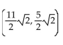 Find the new coordinates of the given point when the xy-coordinate system is rotated by the indicated angle. -(3, 8) ; 45° A)    B)    C)    D)   