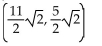 Find the new coordinates of the given point when the xy-coordinate system is rotated by the indicated angle. -(8, -3) ; 45° A)    B)    C)    D)   