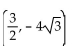 Find the new coordinates of the given point when the xy-coordinate system is rotated by the indicated angle. -(3, -8) ; 60° A)    B)    C)    D)   
