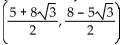 Find the new coordinates of the given point when the xy-coordinate system is rotated by the indicated angle. -(5, 8) ; 60° A)    B)    C)    D)   