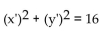 Write an equation in the x'y'-system for the graph of the given equation in the xy-system using the given angle of rotation. -  A)    B)    C)    D)   