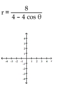Graph the conic. -  A)    B)    C)    D)   