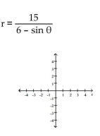 Graph the conic. -  A)    B)    C)    D)   