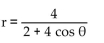 Give the equation of the directrix of the conic in rectangular coordinates. -  A)  x = 1 B)  x = - 2 C)  x = - 8 D)  y = - 8