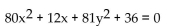 Convert the conic into rectangular coordinates. -  A)    B)    C)    D)   