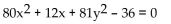 Convert the conic into rectangular coordinates. -  A)    B)    C)    D)   