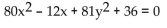 Convert the conic into rectangular coordinates. -  A)    B)    C)    D)   
