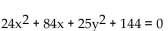 Convert the conic into rectangular coordinates. -  A)    B)    C)    D)   
