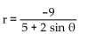 Convert the conic into rectangular coordinates. -  A)    B)    C)    D)   