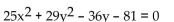 Convert the conic into rectangular coordinates. -  A)    B)    C)    D)   