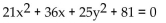 Convert the conic into rectangular coordinates. -  A)    B)    C)    D)   