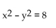 Provide an appropriate response. -It can be shown that a hyperbola with center at the origin, foci at F'(-c, 0)  and F(c, 0) , and equation d(P, F')  - d(P,F)  = 2a has equation   Use this result to find an equation of a hyperbola with center atthe origin, foci at (-8, 0)  and (8, 0) , and absolute value of the distances from any point of the hyperbola to thetwo foci equal to 8. A)    B)    C)    D)    