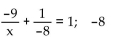 Decide whether the given number is a solution to the equation preceding it. -  A)  Yes B)  No