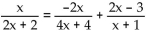 Solve the equation. Identify the equation as an identity, an inconsistent equation, or a conditional equation. -  A)    B)  Conditional, {3} C)    D)   