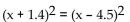 Use a calculator to help solve the equation. Round approximate answers to three places. -  A)    B)  {-1.550} C)  {1.550} D)  {2.950}