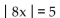 Solve the absolute value equation. -  A)    B)    C)    D)   