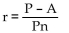 Solve the formula for the specified variable. -A = P(1 + nr)  for r A)    B)    C)    D)   
