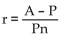 Solve the formula for the specified variable. -A = P(1 + nr)  for r A)    B)    C)    D)   