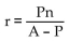 Solve the formula for the specified variable. -A = P(1 + nr)  for r A)    B)    C)    D)   