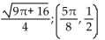 Find the distance between the points, and find the midpoint of the line segment joining them. -  A)    B)    C)    D)   