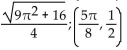 Find the distance between the points, and find the midpoint of the line segment joining them. -  A)    B)    C)    D)   
