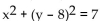 Write the standard equation for the circle. -Center at (-8, 0) , radius 7 A)    B)    C)    D)   
