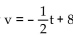 Solve the problem. -The value, v, in hundreds of dollars, of Juan's computer is approximated by   , where t is the number of years since he first bought the computer. Estimate the value of the computer 2 years after it was purchased. A)  $700 B)  $900 C)  $760 D)  $600