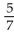Find the slope of the line containing the pair of points. -(-8, -5) , (-3, 2)  A)    B)    C)    D)   