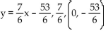 Change the equation to slope-intercept form and identify the slope and y-intercept. -y + 8 =   (x - 5)  A)    B)    C)    D)   