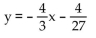 Find the equation of the line in slope-intercept form. -The line through (5, 3)  with slope   A)    B)    C)    D)   
