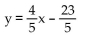 Find the equation of the line in slope-intercept form. -The line through (7, -1)  with slope   A)    B)    C)    D)   