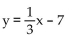 Find the equation of the line in slope-intercept form. -The line through (12, -3)  with slope   A)    B)    C)    D)   