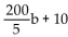 Solve the problem. -An office manager will spend a total of $20,000 on copiers at $2000 each and boxes of paper at $50 each. Write the number of copiers purchased, c, as a function of the number of boxes of paper purchased, b. Find and Interpret the slope. Hint: Start with standard form. A)    ; If b increases by 5, then c decreases by 200. B)    If b increases by 200, then c decreases by 5. C)    ; If b decreases by 200, then c increases by 5. D)    ; If b decreases by 5, then c increases by 200.