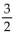 The distance d from the point   to the line Ax + By = C is given by the formula d   Find the exact distance from the given point to the given line. -(-7, 3) , 6x + 8y = 3 A)    B)    C)    D)  3