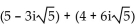 Perform the indicated operations and write the answer in the form a + bi, where a and b are real numbers. -(   A)    B)    C)    D)   
