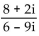 Write the quotient in the form a + bi. -  A)    B)    C)    D)   
