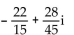 Write the quotient in the form a + bi. -  A)    B)    C)    D)   