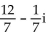 Write the quotient in the form a + bi. -  A)    B)    C)    D)   
