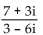 Write the quotient in the form a + bi. -  A)    B)    C)    D)   