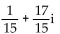 Write the quotient in the form a + bi. -  A)    B)    C)    D)   